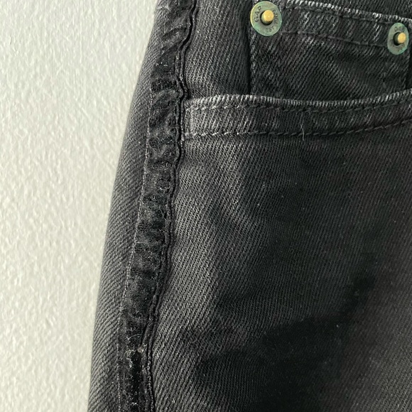 High waisted denim miniskirt - Picture 3 of 7